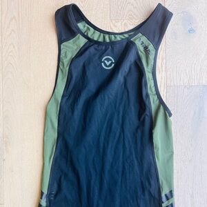 VIRUS MENS Bioceramic Action Sports Performance Weightlifting Singlet SZ:L